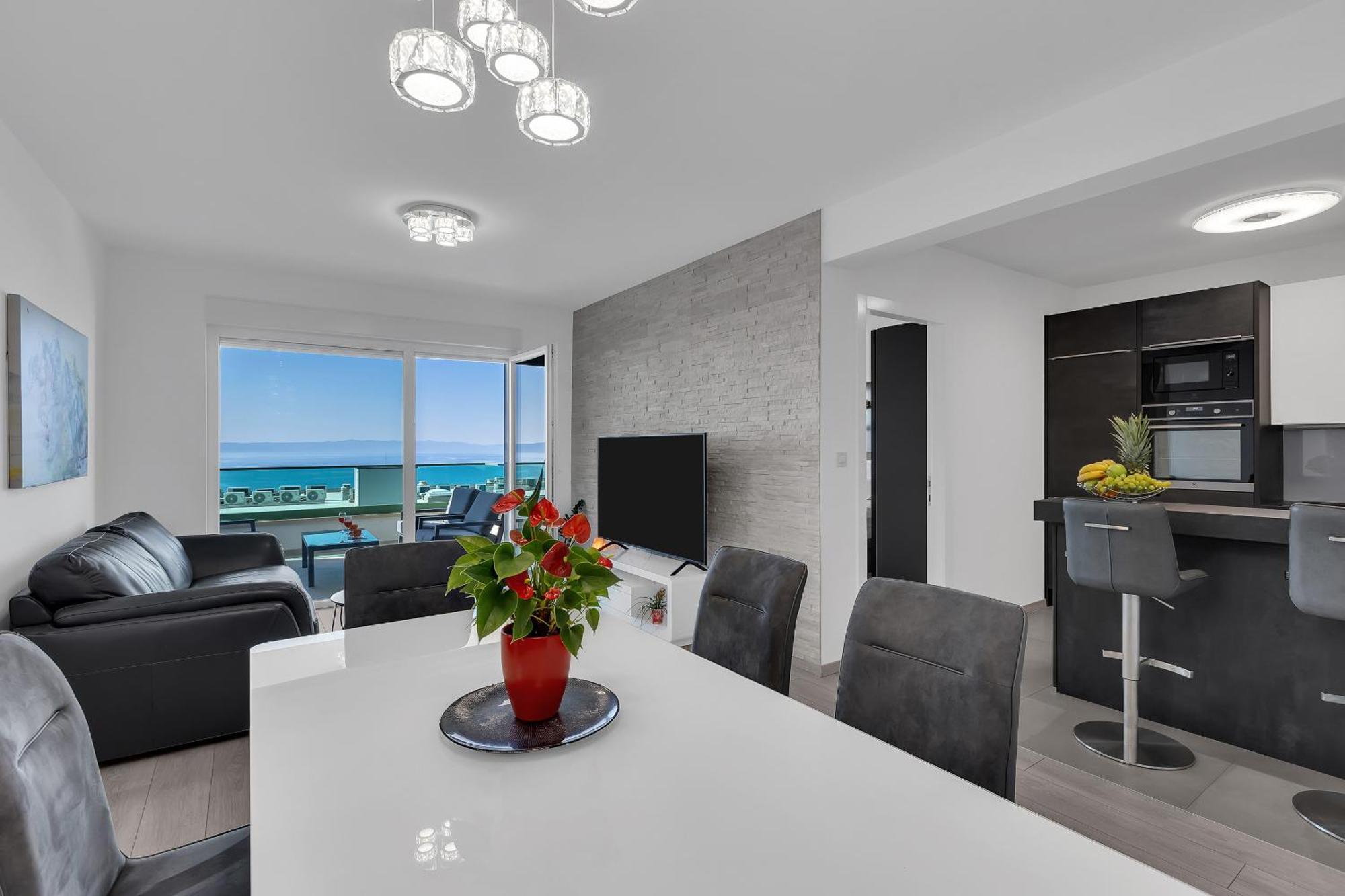 Luxury Sea View Sunrise Apartmán Makarská